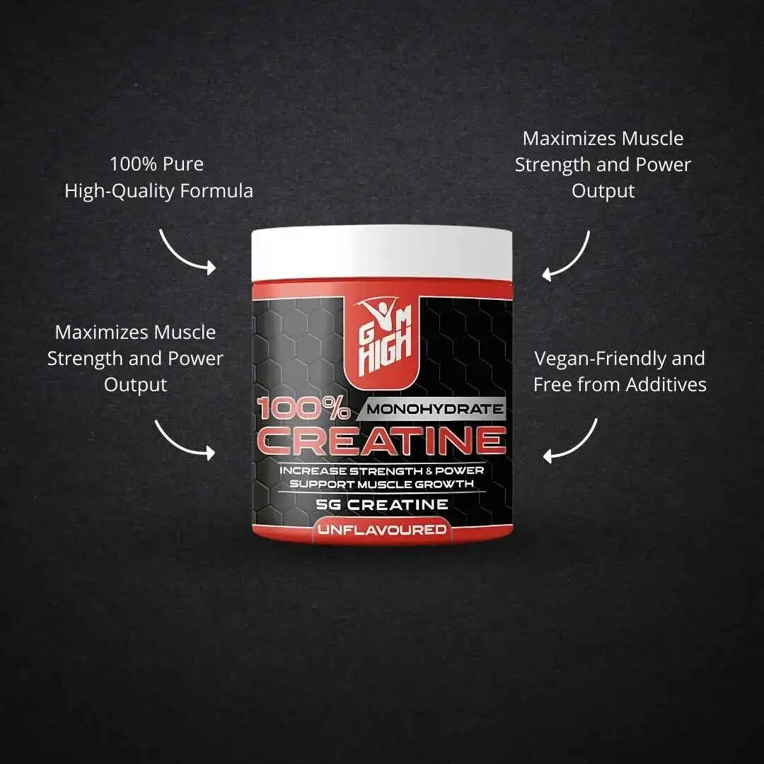 GYM HIGH Creatine Monohydrate Powder 250g